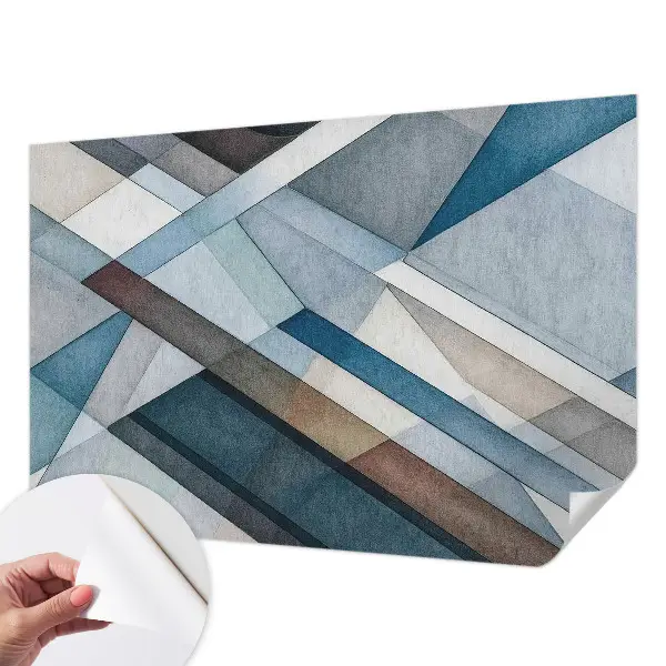 Fotobehang voor de kinderkamer met een abstract geometrisch motief