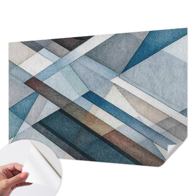 Fotobehang voor de kinderkamer met een abstract geometrisch motief