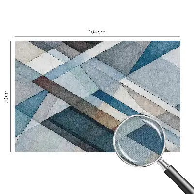 Fotobehang voor de kinderkamer met een abstract geometrisch motief