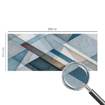 Fotobehang voor de kinderkamer met een abstract geometrisch motief