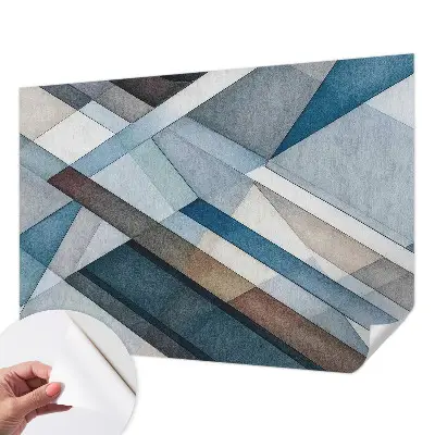 Fotobehang voor de kinderkamer met een abstract geometrisch motief