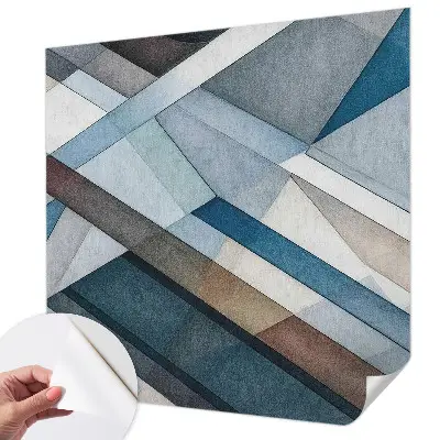 Fotobehang voor de kinderkamer met een abstract geometrisch motief