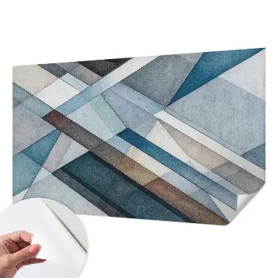 Fotobehang voor de kinderkamer met een abstract geometrisch motief