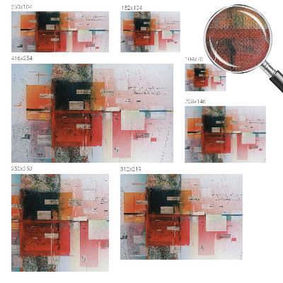 Fotobehang tienerkamer Abstracte compositie