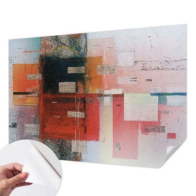 Fotobehang tienerkamer Abstracte compositie