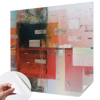 Fotobehang tienerkamer Abstracte compositie