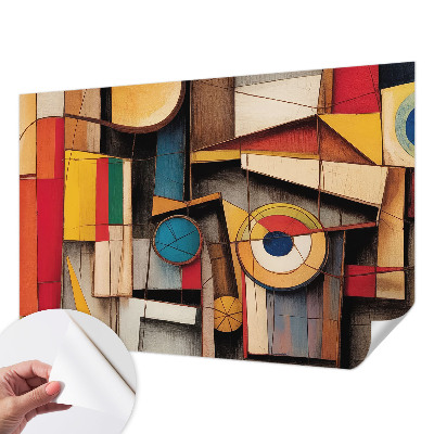 Fotobehang zelfklevend met geometrische patronen