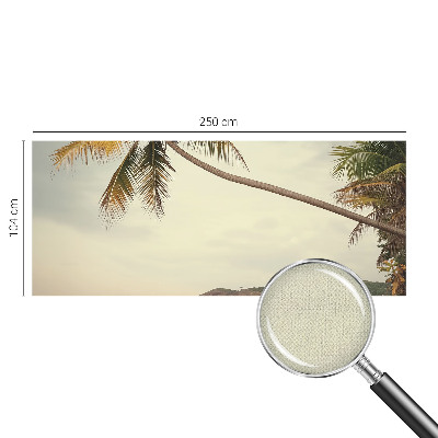 Zelfklevende behangsticker Tropisch landschap