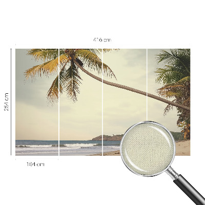 Zelfklevende behangsticker Tropisch landschap