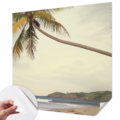 Zelfklevende behangsticker Tropisch landschap