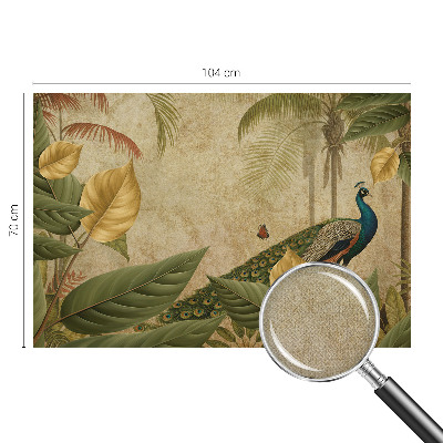 3D fotobehang Exotische vogel