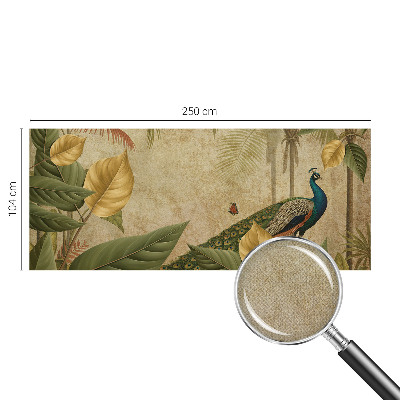 3D fotobehang met een exotische vogel als motief