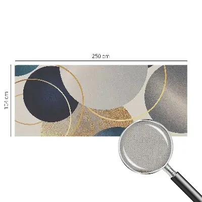 Fotobehang kinderkamer met creatieve kringen als dessin