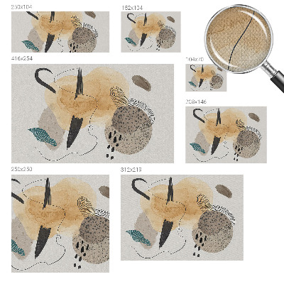 Fotobehang babykamer Abstracte compositie