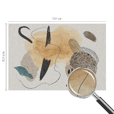 Fotobehang babykamer Abstracte compositie