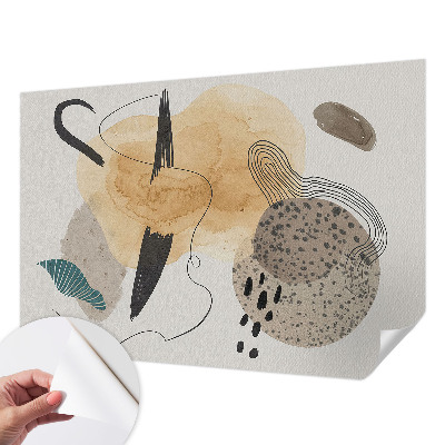 Fotobehang babykamer Abstracte compositie