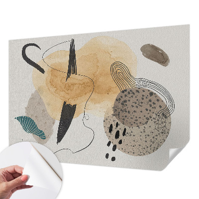 Fotobehang babykamer Abstracte compositie