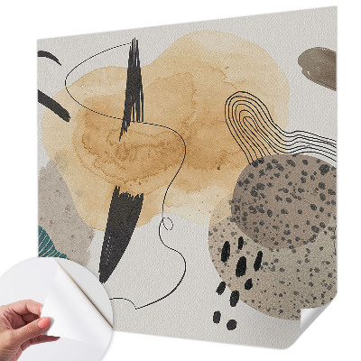 Fotobehang babykamer Abstracte compositie