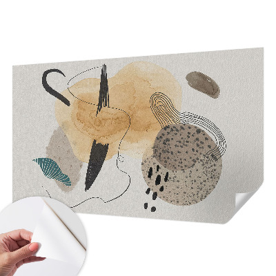 Fotobehang babykamer Abstracte compositie