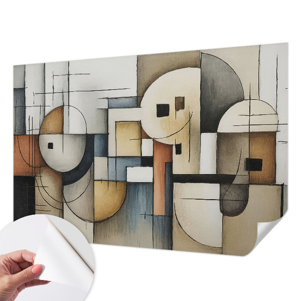 Foto behang voor de keuken Geometrische harmonie