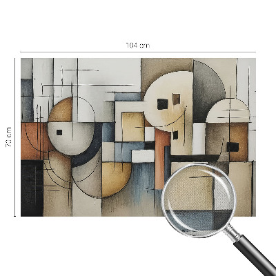 Foto behang voor de keuken Geometrische harmonie