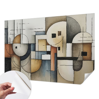 Foto behang voor de keuken Geometrische harmonie
