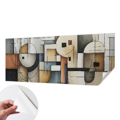 Foto behang voor de keuken Geometrische harmonie