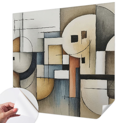 Foto behang voor de keuken Geometrische harmonie