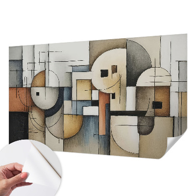 Foto behang voor de keuken Geometrische harmonie