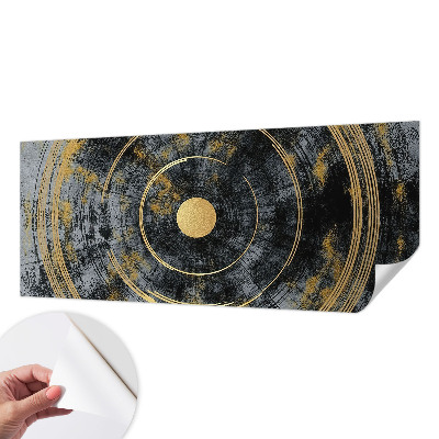 Foto behang voor de keuken met het motief 'Kosmische dynamiek'