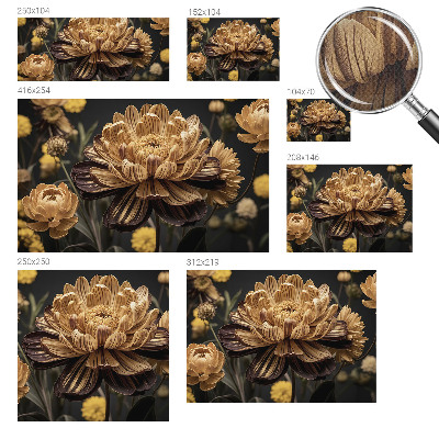 Zelfklevend fotobehang Bloemige elegantie