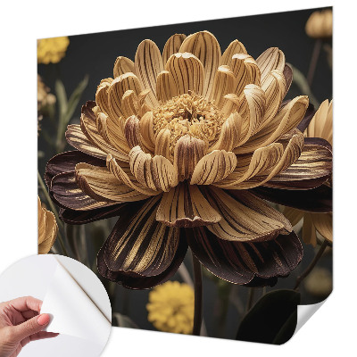 Zelfklevend fotobehang met bloemenmotief voor een elegante uitstraling