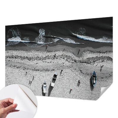 Fotobehang zelfklevend met een rustgevend strandmotief