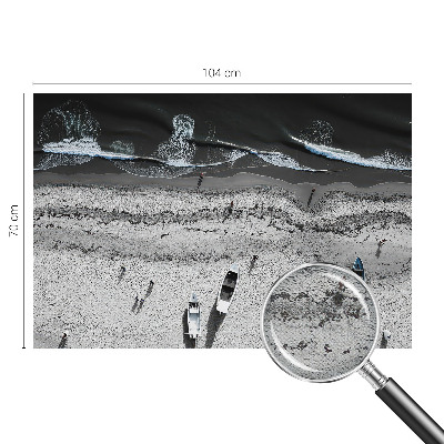 Fotobehang zelfklevend Rust aan het strand