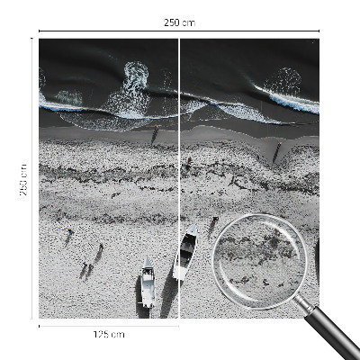 Fotobehang zelfklevend met een rustgevend strandmotief