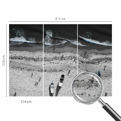 Fotobehang zelfklevend Rust aan het strand