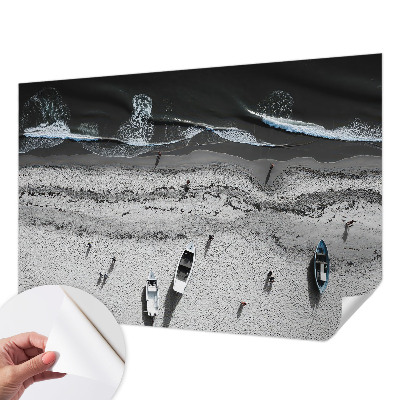 Fotobehang zelfklevend met een rustgevend strandmotief