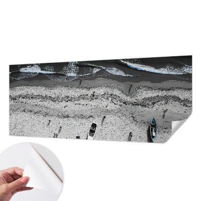 Fotobehang zelfklevend met een rustgevend strandmotief