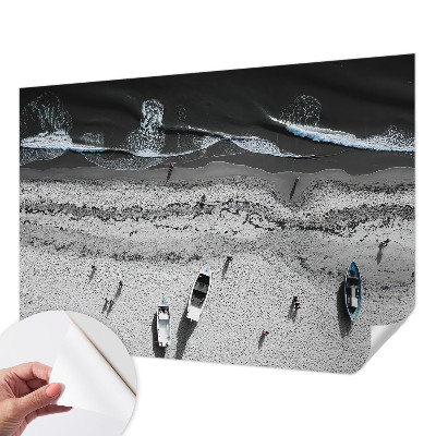 Fotobehang zelfklevend met een rustgevend strandmotief