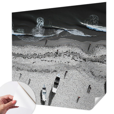 Fotobehang zelfklevend Rust aan het strand