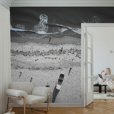 Fotobehang zelfklevend Rust aan het strand