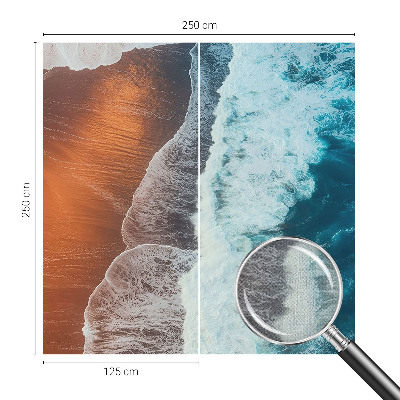 Zelfklevend fotobehang op maat Mariene symbiose