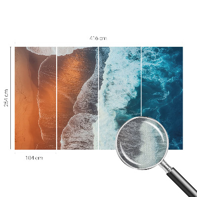Zelfklevend fotobehang op maat met het motief 'Mariene symbiose'