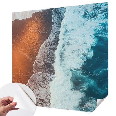 Zelfklevend fotobehang op maat Mariene symbiose