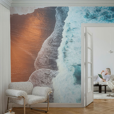 Zelfklevend fotobehang op maat Mariene symbiose