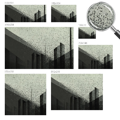 3D fotobehang Stadsgeometrie