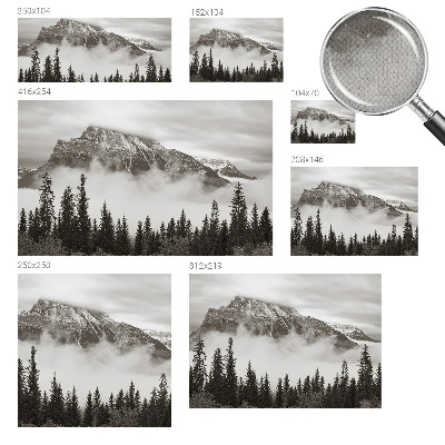 Foto behang voor de kinderkamer Berglandschap