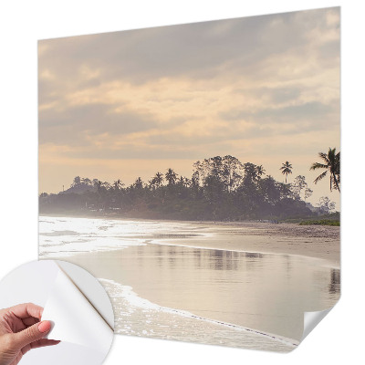 Fotobehang kinderkamer met een ochtend op het strand