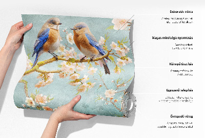 Fotobehang voor de kinderkamer Kraanvogels van het Oosten