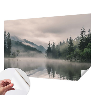 Fotobehang babykamer met een sfeervol meerontwerp